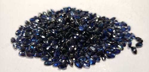 Blue Sapphire Oval: 5mm x 3mm