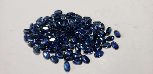 Blue Sapphire Oval: 5mm x 3mm