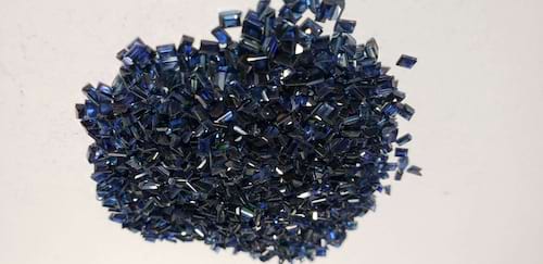 Blue Sapphire Baguette: 3mm - 4mm