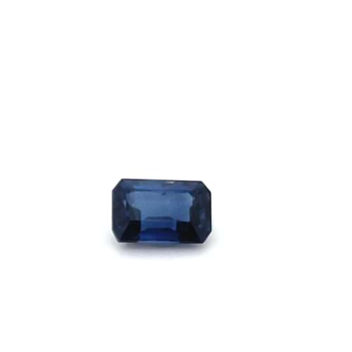 Blue Sapphire Emerald Cut: 0.89ct