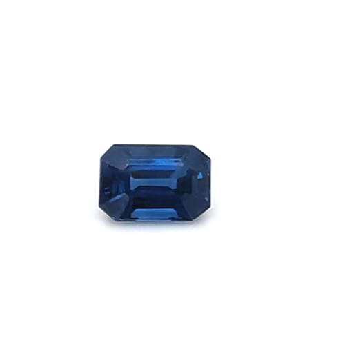 Blue Sapphire Emerald Cut: 1.39ct