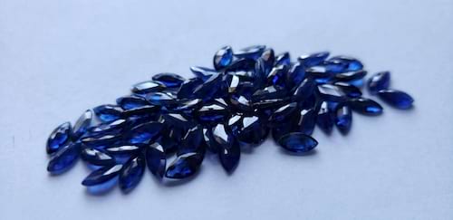 Blue Sapphire Marquise: 7mm x 3.5mm