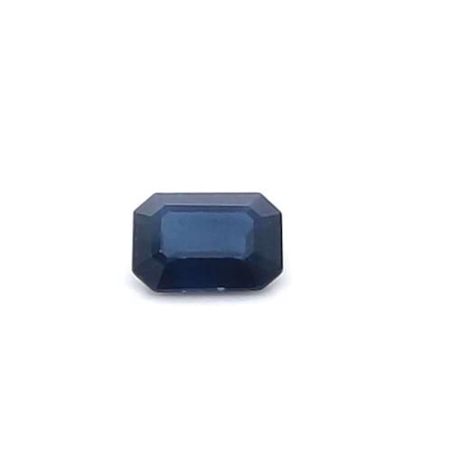 Blue Sapphire Emerald Cut: 1.2ct