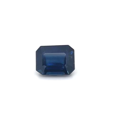 Blue Sapphire Emerald Cut: 1.96ct