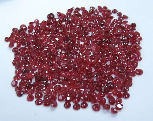 Ruby Round: 4mm - 4.5mm