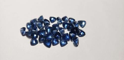 Blue Sapphire Trillion: 5mm