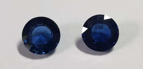 Blue Sapphire Round: 9mm