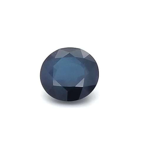 Blue Sapphire Round: 3.81ct