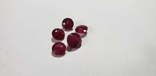 Ruby Round: 7mm - 8mm