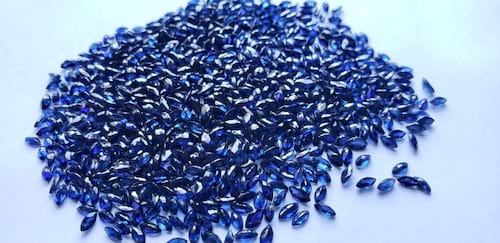 Blue Sapphire Marquise: 5mm x 2.5mm