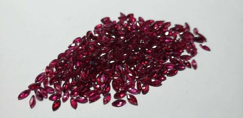 Ruby Marquise: 5mm x 2.5mm