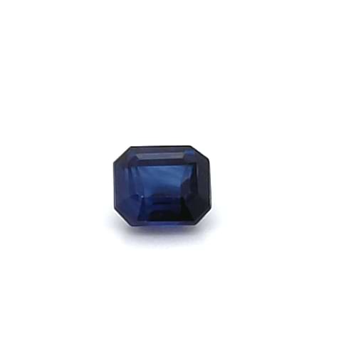 Blue Sapphire Emerald Cut: 1.37ct