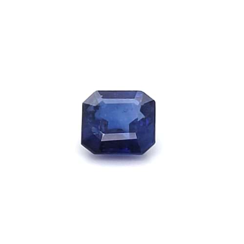 Blue Sapphire Emerald Cut: 1.55ct