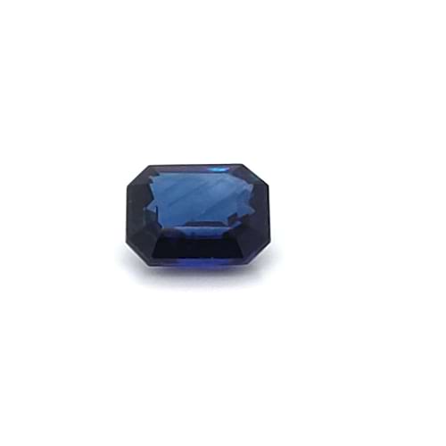 Blue Sapphire Emerald Cut: 1.67ct