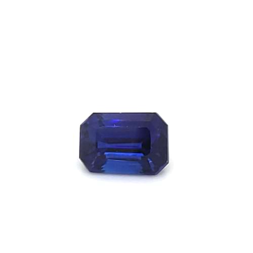 Blue Sapphire Emerald Cut: 2.05ct