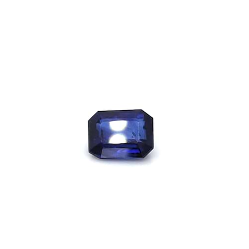 Blue Sapphire Emerald Cut: 2.08ct