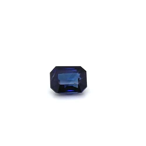 Blue Sapphire Emerald Cut: 2.12ct