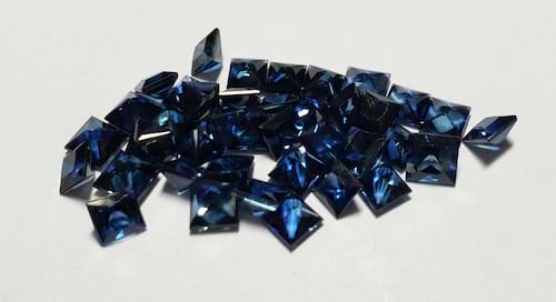 Blue Sapphire Princess: 4mm - 5mm