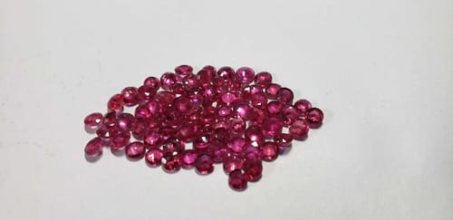 Ruby Round: 4mm - 4.5mm