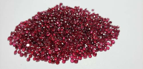 Ruby Round: 2mm - 3mm