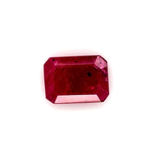 Ruby Emerald Cut: 0.99ct