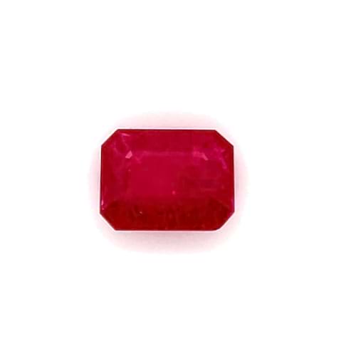 Ruby Emerald Cut: 1.63ct