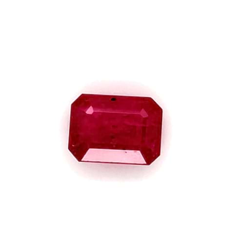 Ruby Emerald Cut: 1.7ct