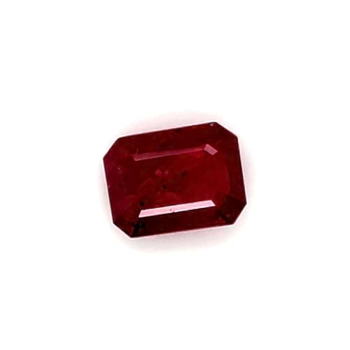 Ruby Emerald Cut: 1.59ct