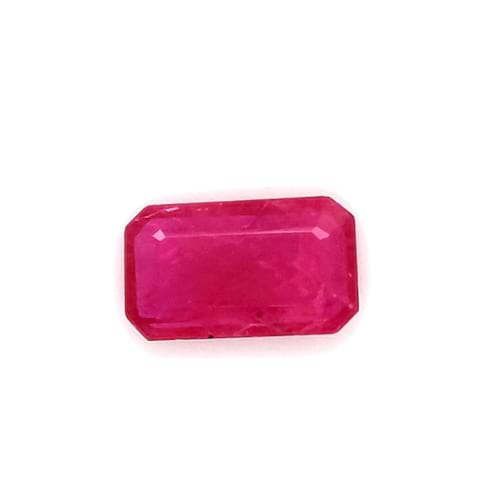 Ruby Emerald Cut: 2.5ct