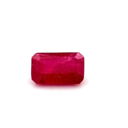 Ruby Emerald Cut: 2.6ct