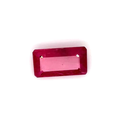 Ruby Emerald Cut: 2.61ct