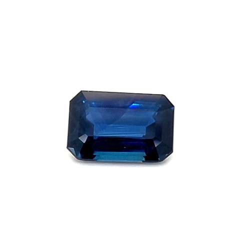 Blue Sapphire Emerald Cut: 3.97ct