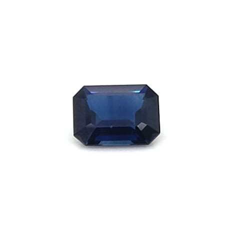 Blue Sapphire Emerald Cut: 1.67ct