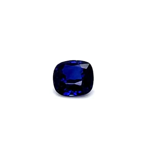 Blue Sapphire Cushion: 0.77ct