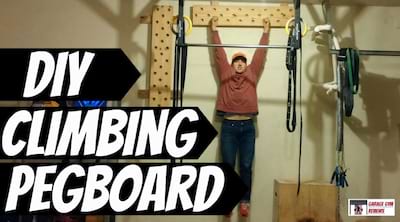 DIY Climbing Peg Board Cover Image