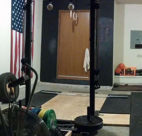 Diy Weightlifting Platform With Squat Stand Attached Garage Gym Reviews