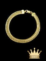 22k Solid Gold Double Cuban Bracelet