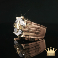 18K Gold Men's Horse Ring