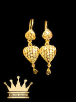 22k gold heart shape earring 4.53 gram price $566