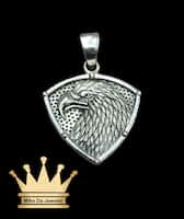 925 sterling silver solid handmade eagle pendant    weight 11.3 grams 1 inches