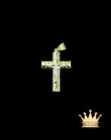 18K Gold Crucifix Pendant - 11.35 grams