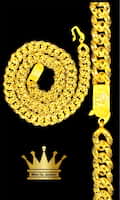 22k yellow gold handmade Cuban chain with diamond cuts grams 90.500   length 22 inches wide 12mm