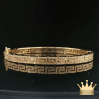 18K Gold Fashion Bracelet – Greek Key Design
