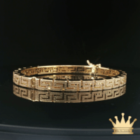18K Gold Fashion Bracelet – Greek Key Design