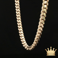 Classic Miami Cuban Link Chain in Solid Yellow Gold