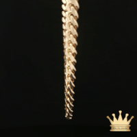 Classic Miami Cuban Link Chain in Solid Yellow Gold