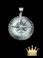 18k solid handmade compass pendant weight 30.5 grams size 1 inches polish work