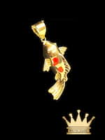 18 Karat Gold Fish Charm