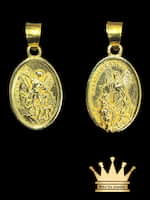 18K Solid Handmade Saint Michael Pendant