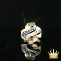 14K White and Yellow Gold Fashion Ring